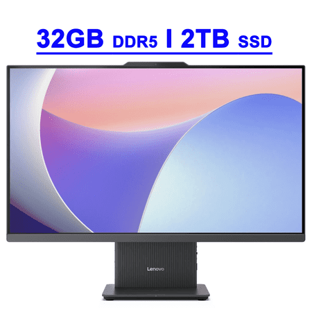 Newest Lenovo IdeaCentre 27" FHD Touchscreen All-In-One Computer, Intel Core i7-13620H, 32GB RAM, 2TB SSD, Windows 11 Home, Grey