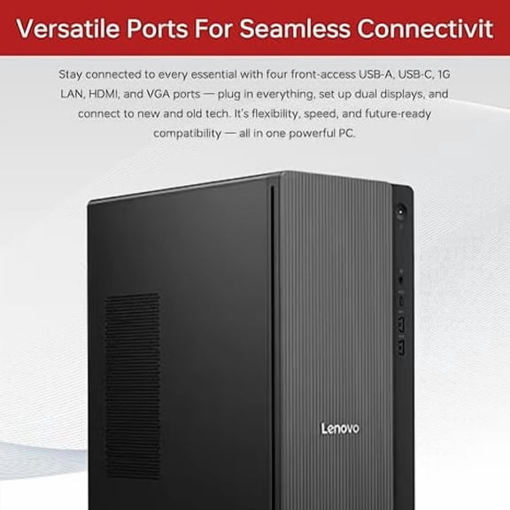 Newest Lenovo IdeaCentre Tower 17L Desktop Computer,Intel® Core™ Ultra 7 265 Processor, 32 GB DDR5 1 TB SSD , Windows 11 Pro