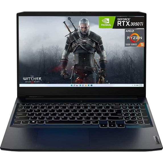 Newest Lenovo IdeaPad Gaming 3 Laptop, 15.6 Inch FHD 120Hz Display, AMD Ryzen 5 5600H, NVIDIA GeForce RTX 3050 Ti, 32GB RAM, 1TB SSD, Wi-Fi6, Shadow Black, Windows 11 Home, Cefesfy