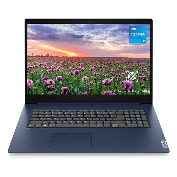 Newest Lenovo Ideapad 3i 17.3" HD+ Laptop, Intel Core i5-1135G7, 20GB RAM, 1TB SSD, Webcam, FP Reader, HDMI, Bluetooth, Wi-Fi 6, Windows 11 Home, Abyss Blue