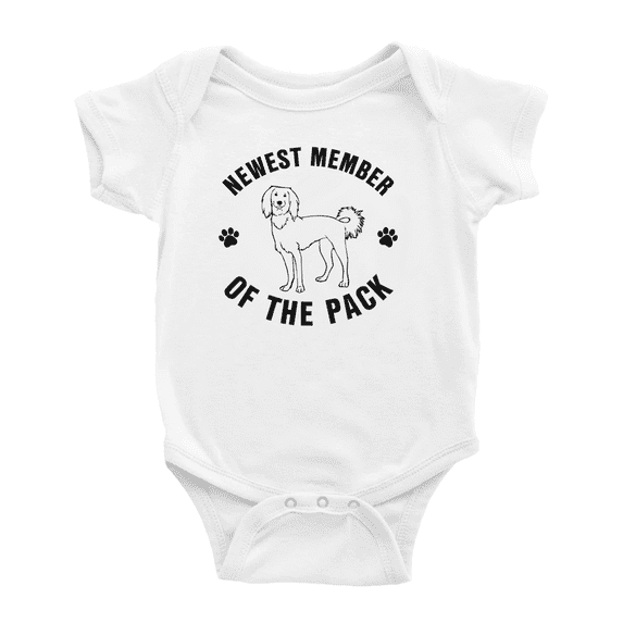 Newest Member of The Pack Afador Dog Funny Baby Jumpsuits Boy Girl