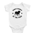 thumbnail image 1 of Newest Member of The Pack Bulldog Dog Funny Baby Jumpsuits Boy Girl, 1 of 5