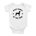 thumbnail image 1 of Newest Member of The Pack Great Dane Dog Funny Baby Romper Infant Boy Girl, 1 of 5