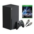 thumbnail image 1 of Newest Microsoft Xbox Series X–Gaming Console System- 1TB SSD Black X Version with Disc Drive Bundle with Star Wars Battlefront II Full Game and MTC7 High Speed HDMI Cabel, 1 of 3