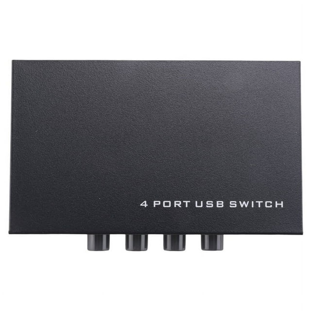 Newest Mini 4 Ports USB Printer Scanner Sharing Share Switch Splitter Box Hub
