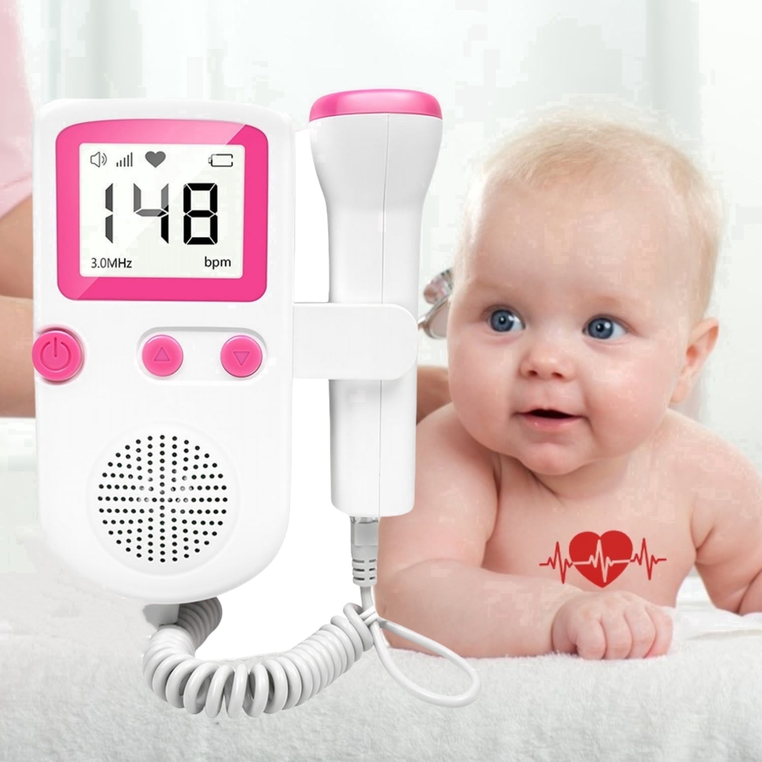 Heart Detector Baby Heart Monitor Walmart Fetal Heartbeat Monitor