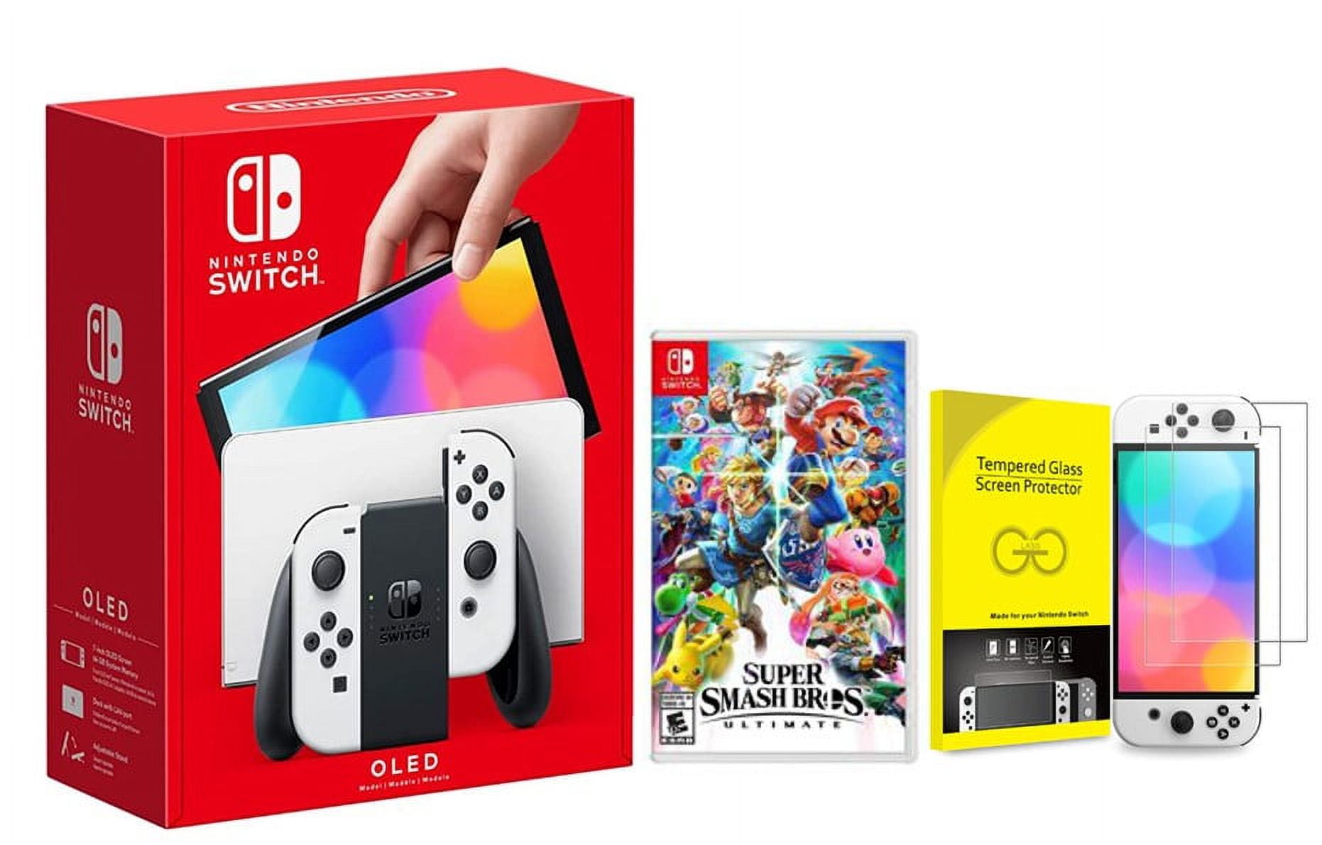 Nintendo Switch™ - OLED Model: Super Smash Bros. Ultimate Bundle (Full Game  Download + 3 Mo. Nintendo Switch Online Membership Included) 