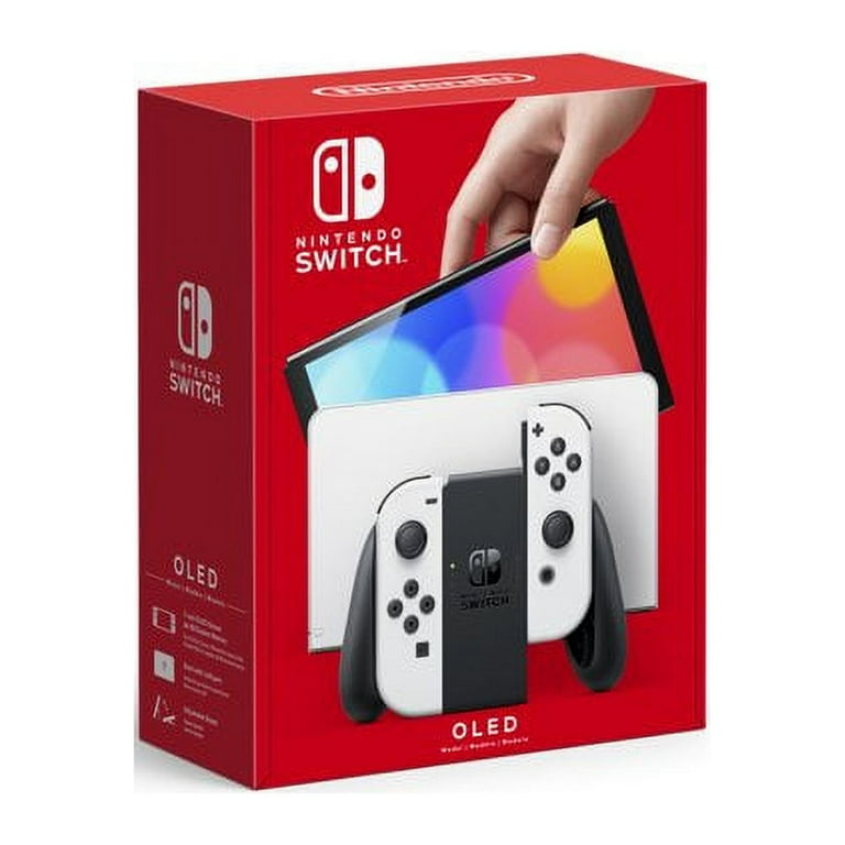 Newest Nintendo Switch (OLED Model) White Joy Con 64GB Console