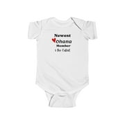 Newest Ohana (Family) Member & the Cutest | Baby Onesie - Infant Bodysuit
