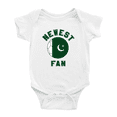 thumbnail image 1 of Newest Pakistan National Soccer Team Fan Cute Baby Romper (White, 3-6 Months), 1 of 5