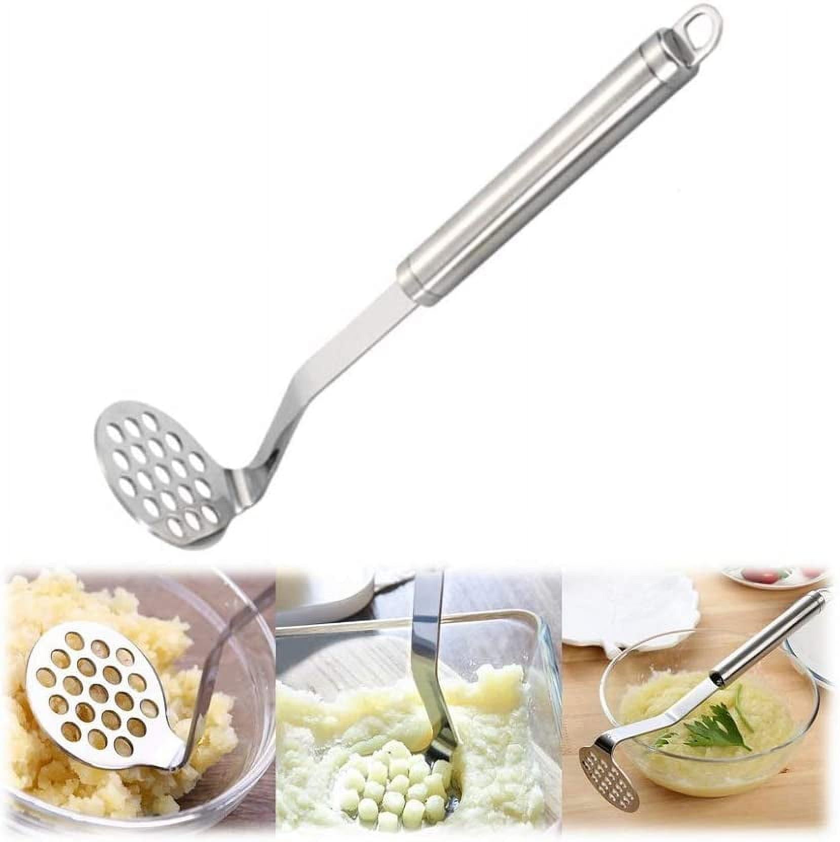 Newest Potato Masher Stainless Steel Potato Ricer with Soft Grip Non