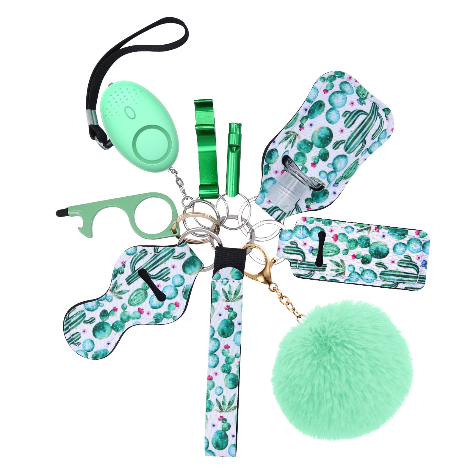 Keychain for Woman, Safety Keychain Set for Girls Kids Students Gift