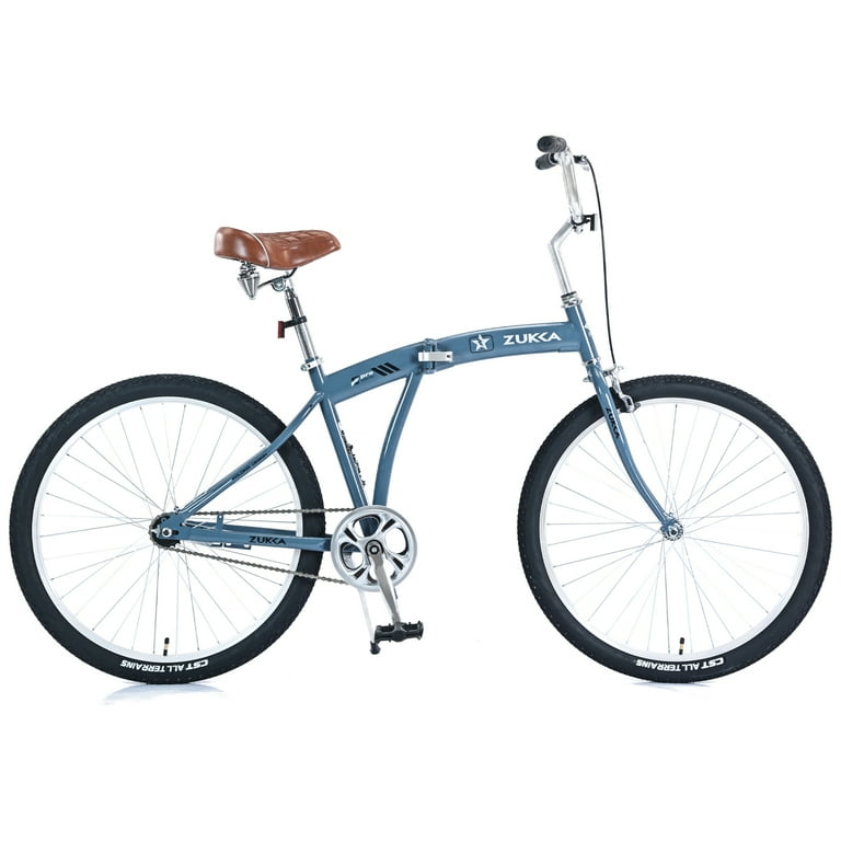 Newest Single Speed Folding Bicycles Multiple Colors 26 Inch Beach Cruiser Bike Walmart