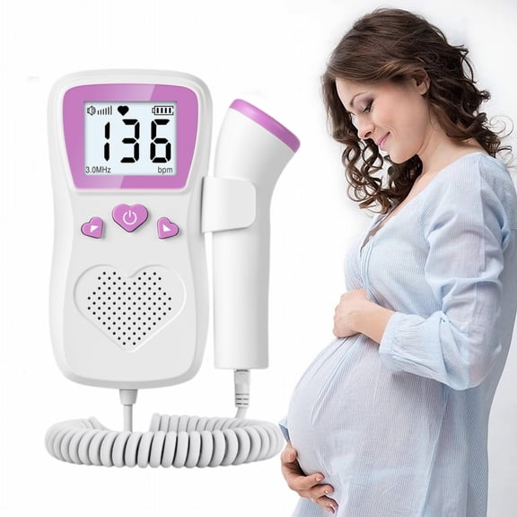 Newest Smart Noise-Reducing Childbirth Heart Rate Monitor High sensitive Big LCD Accurate Display