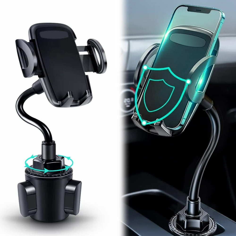 Solidest [Newest & Solidest 12.6in Cup Holder Phone Mount, [Stable & Adjustable ...