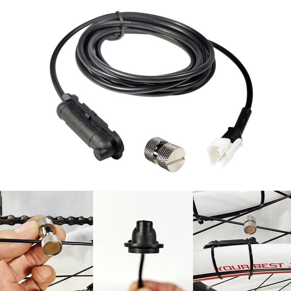 E-Bike External Speed Sensor | 3-Pin Hall Effect Sensor With Magnet For Electric Bike & Scooter LCD Displays