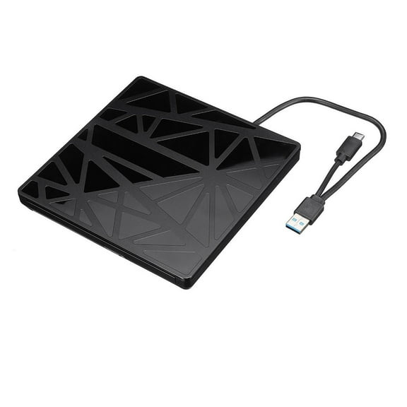 Newest USB 3.0 External DVD Burner Writer Recorder DVD RW Optical Drive CD/DVD ROM Player Windows XP/7/8/10 ABS Plastic ,Multi-Transmission