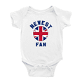 thumbnail image 1 of Newest United Kingdom National Soccer Team Fan Cute Baby Clothes (White, 6-12 Months), 1 of 5