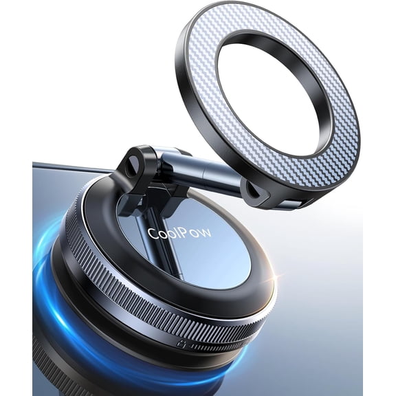 Newest Vacuum Magnetic Phone Holder for Car MountMovable Suction Mount Cell Holders Your Accessories Interior Women Men iPhone 17 16 15