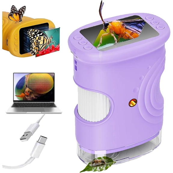 2026 Wonder Quest 4K Microscope – Handheld Portable Digital Microscope