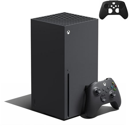 Newest Xbox Series X Video Gaming Console, 1TB NVMe SSD, with One Wireless Controller, 16GB RAM, 8 Cores Zen 2 CPU, RDNA 2 GPU, with Black Controller Silicone Cover
