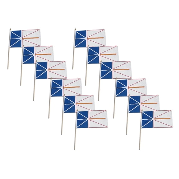 Newfoundland 12 x 18 Inch Flag - 12 PK
