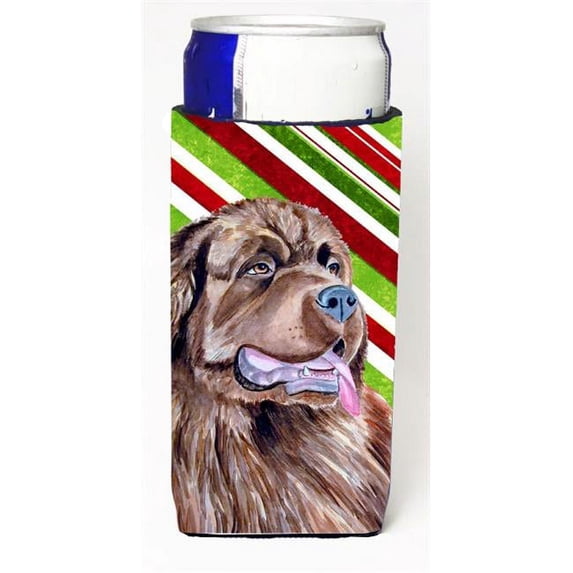 Newfoundland Candy Cane Holiday Christmas Michelob Ultra bottle sleeves for slim cans 12 oz.