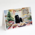 thumbnail image 1 of Newfoundland Christmas Cookies Greeting Cards Pack of 8 7 in x 5 in, 1 of 3