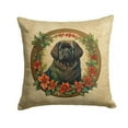 thumbnail image 1 of Newfoundland Christmas Flowers Throw Pillow 18 in x 18 in, 1 of 5