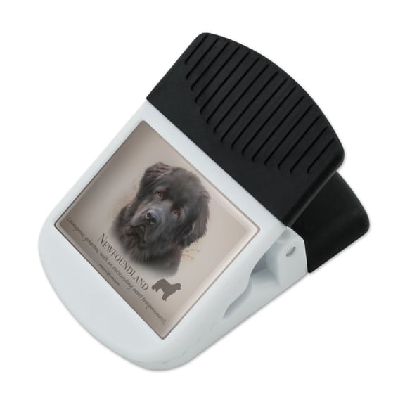 Newfoundland Dog Breed Refrigerator Fridge Magnet Magnetic Hanging Hook Note Snack Clip