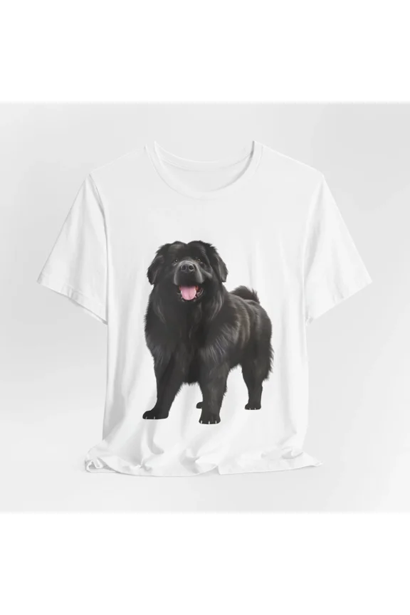 Newfoundland Dog Lover Gentle Giant Pet Inspired Art Unisex T-Shirt, up to size 5XL