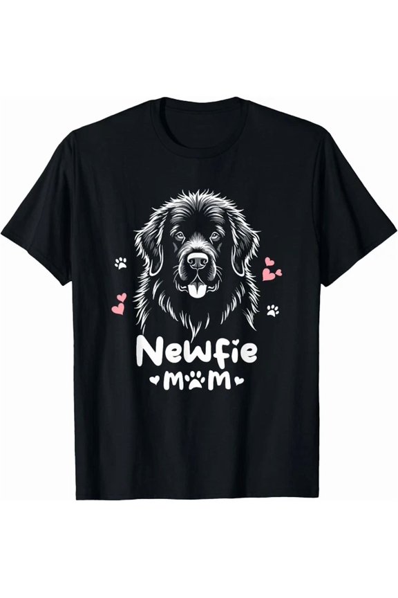 Newfoundland Dog Mom Pet Lover Everyday Design Unique Gift T-shirt