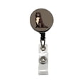 thumbnail image 1 of Newfoundland Dog Sitting Retractable Reel ID Badge Key Card Name Tag Holder with Clip, 1 of 7