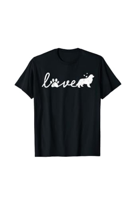 Newfoundland Newfie Mom Dad Dog Love Pet Paw T-Shirt, Unisex T-Shirt