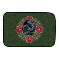 thumbnail image 1 of Newfoundland Poinsetta Wreath Dish Drying Mat, 1 of 7