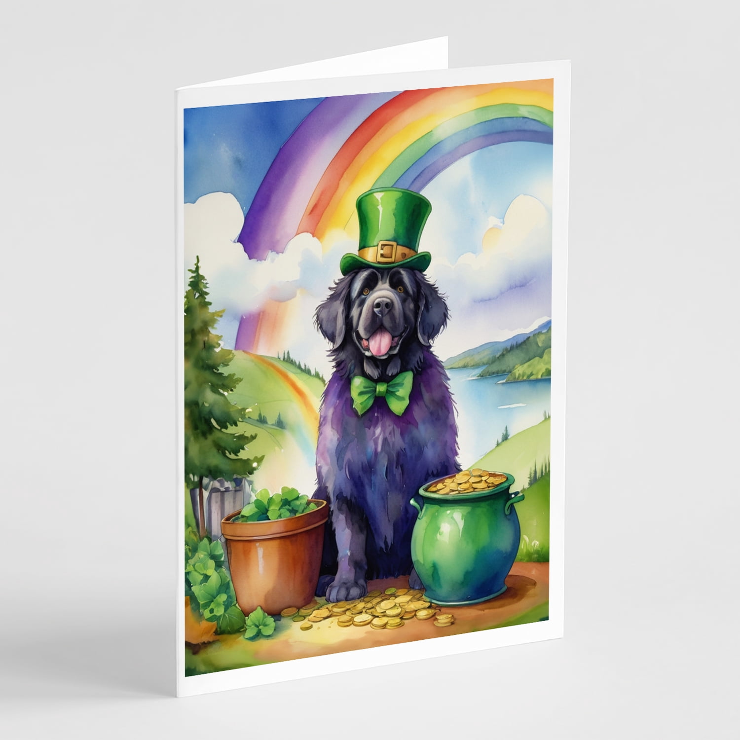 Newfoundland St Patrick's Day Greeting Cards Pack of 8 7 in x 5 in