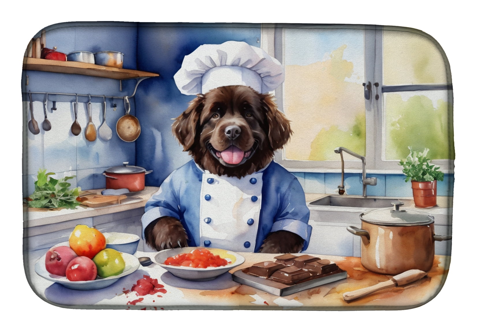 Newfoundland The Chef Dish Drying Mat