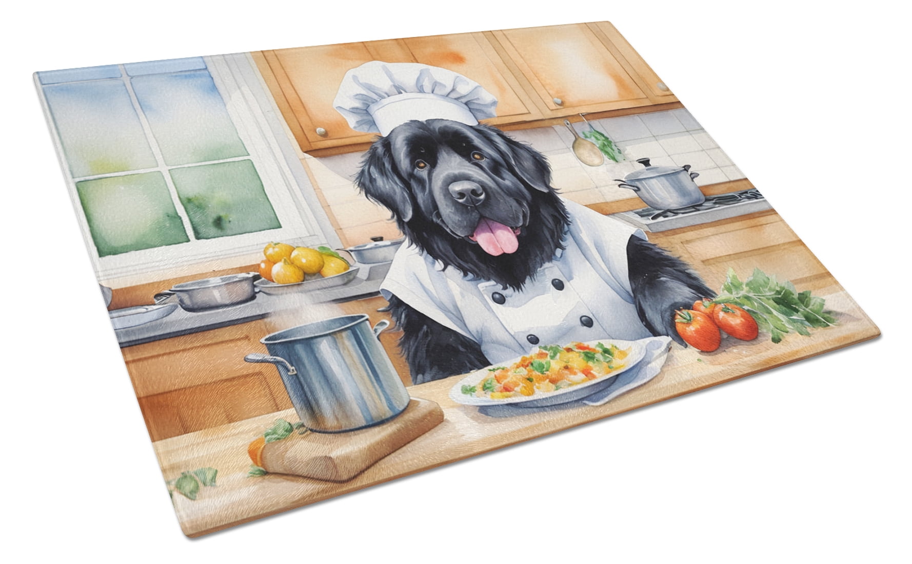 Newfoundland The Chef Glass Cutting Board 12 in x 15 in