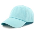 thumbnail image 1 of Newhattan Plain 100% Cotton Hat Men Women Adjustable Baseball Cap, 1 of 2