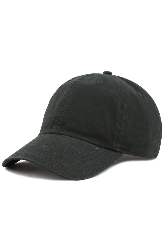 Plain 100% Cotton Hat Men Women Adjustable Baseball Cap