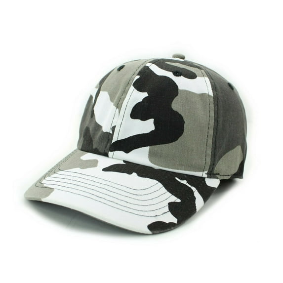 Newhattan Plain 100% Cotton Hat Men Women Adjustable Baseball Cap