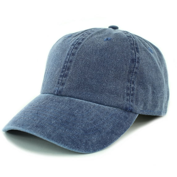 Newhattan hats 100% cotton solid colors pigment dyed baseball caps