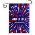 thumbnail image 1 of Newhomestyle 4th of July Garden Flag Patriotic Independence Day Double Sided Vertical Burlap Yard Flags Anti-Fade for Outdoor Decor Farmhouse Holiday Seasonal Outside Durable Decorations, 12x18 Inch, 1 of 6