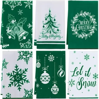 https://i5.walmartimages.com/seo/Newhomestyle-6-Pcs-Christmas-Kitchen-Towels-Snowflake-Merry-Tree-Bell-Dish-Winter-Holiday-Hand-Absorbent-Dishcloths-Farmhouse-Decor-Gift-Green-16x24_83f04095-5d69-455b-9cfe-fb2b7e6c0d64.c13f13c2d1ef2d1209d5f6ef781f8103.jpeg?odnHeight=320&odnWidth=320&odnBg=FFFFFF