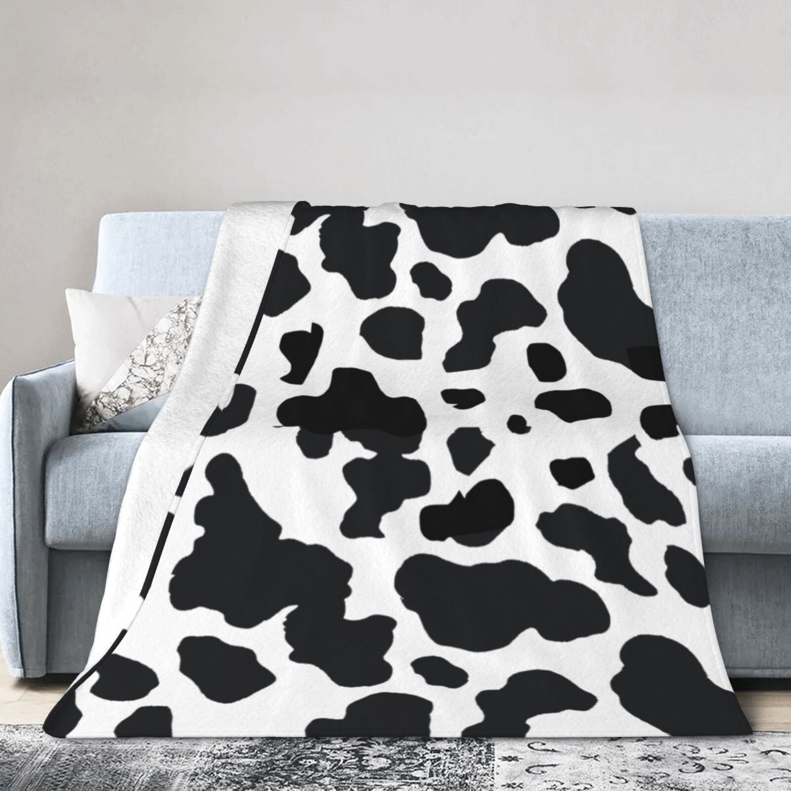 50 x 60 Sublimation 20 Panel Patterned Blanket - Cow Print