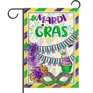 Mardi Gras Door Banner, 71'' x 12'' Mardi Gras Sign Banner, Mardi Gras Door  Decorations, Mardi Gras Party Supplies for Home Decorations Purple Outdoor