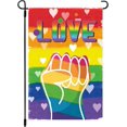 thumbnail image 1 of Newhomestyle Rainbow Pride Gay Garden Flag Love Pride LGBT Flag Vertical Double Sided for Outside Yard Flag Decor 12 x 18 Inch, 1 of 5