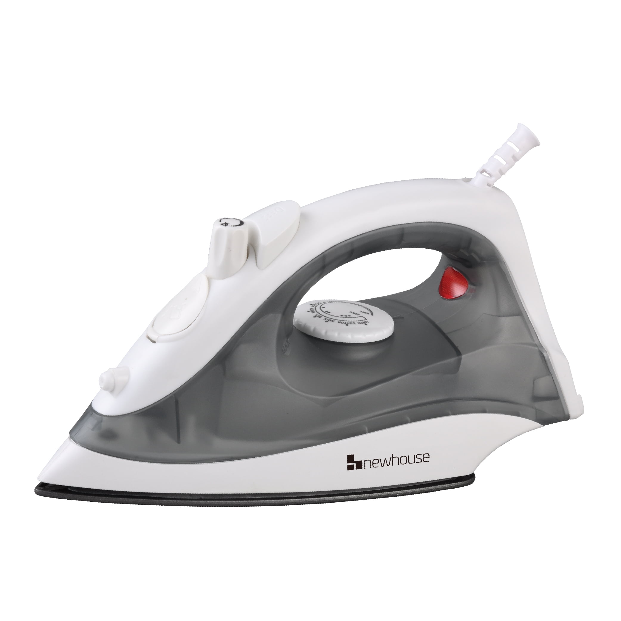 Newhouse 120V 1200-Watt Steam and Spray Iron NHIR-001, Adjustable Temperature, Self-Cleaning, ETL Certified for Hospitality and Home Use