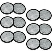 Newhouse Filters Charcoal Filters (12-Pack) Replacement Charcoal Water Filters for Mr. Coffee Machines