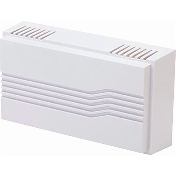 Newhouse Hardware Wired Classic Design Two-Note Door Bell Chime, White